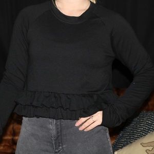 Truly Madly Deeply Crop Sweatshirt